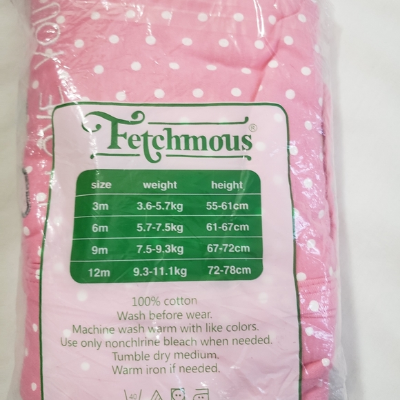 Fetchmous, girls baby sleepwear. Sz 3m - Picture 4 of 5